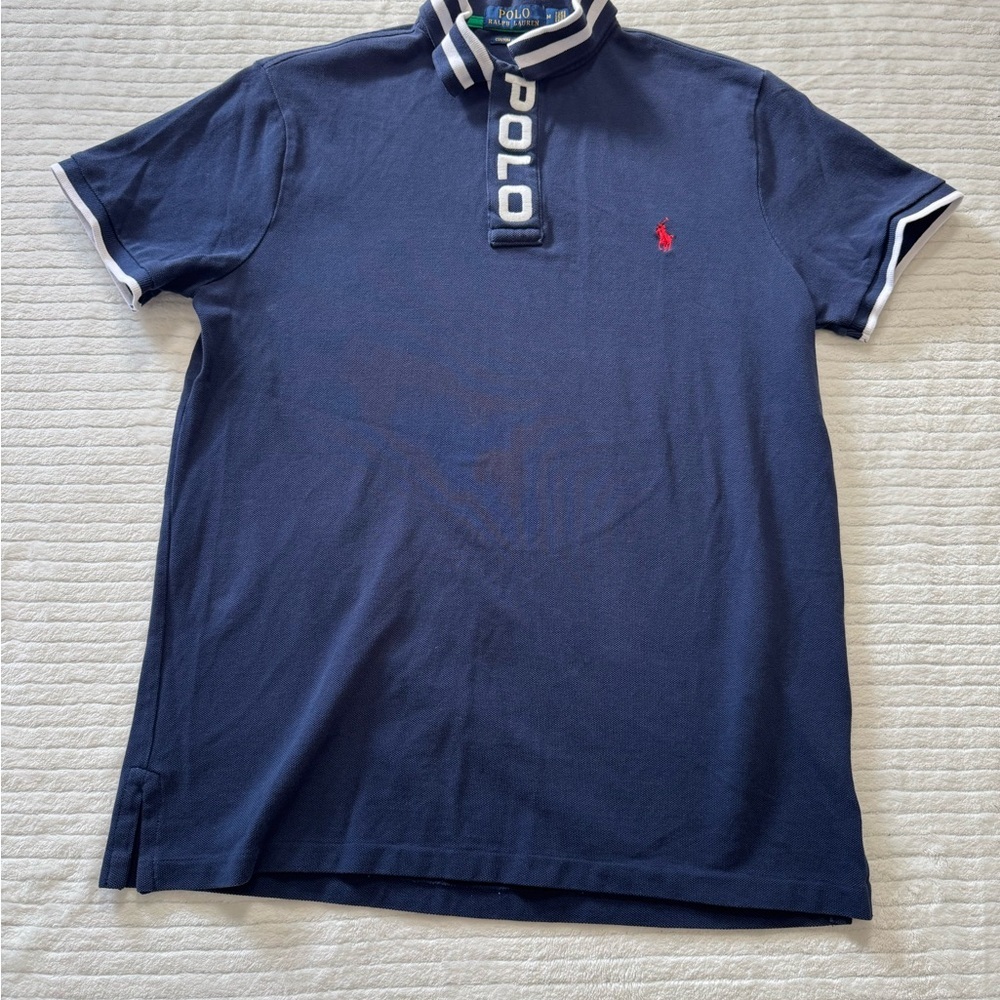 Ralph Lauren Polo Men’s SizeM Shirt in Navy with Red Logo